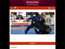 Tablet Screenshot of pe-jiujitsu.webnode.com