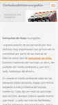 Mobile Screenshot of cartuchosdetintarecargables.webnode.es