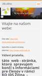 Mobile Screenshot of jds-zilina.webnode.sk