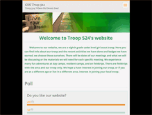 Tablet Screenshot of gssitroop524.webnode.com