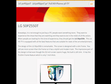 Tablet Screenshot of lg50pz550t.webnode.com
