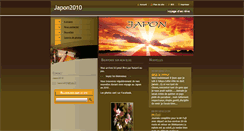 Desktop Screenshot of japon2010.webnode.fr