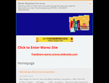 Tablet Screenshot of ebooks-magzines-freearena.webnode.com