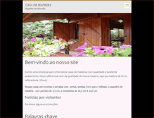 Tablet Screenshot of casademadeira.webnode.com.br