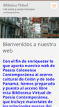 Mobile Screenshot of bibliotecadepoesiacontemporanea.webnode.es