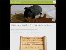 Tablet Screenshot of mateo-clementine.webnode.cz