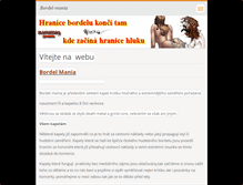 Tablet Screenshot of bordel-mania.webnode.cz