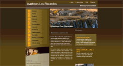 Desktop Screenshot of mastineslospiscardos.webnode.es