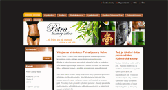 Desktop Screenshot of petra-salon.webnode.cz