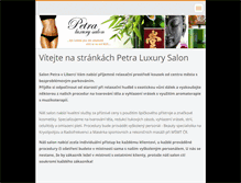 Tablet Screenshot of petra-salon.webnode.cz