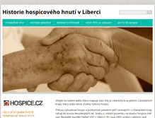 Tablet Screenshot of hospicliberec.webnode.cz