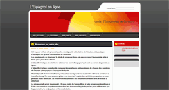 Desktop Screenshot of espagnolenligne.webnode.fr