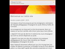 Tablet Screenshot of espagnolenligne.webnode.fr