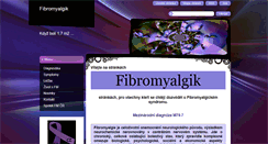 Desktop Screenshot of fibromyalgik.webnode.cz