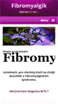 Mobile Screenshot of fibromyalgik.webnode.cz