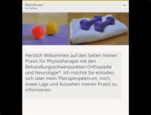 Tablet Screenshot of physiotherapie.webnode.com