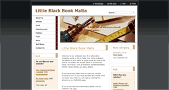 Desktop Screenshot of littleblackbookmalta.webnode.com