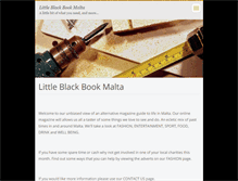 Tablet Screenshot of littleblackbookmalta.webnode.com