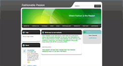 Desktop Screenshot of passionoffashion.webnode.com