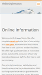 Mobile Screenshot of onlineworldinfo.webnode.com