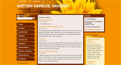 Desktop Screenshot of kvetinykamelie.webnode.cz