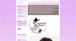 Desktop Screenshot of personal-shopper.webnode.sk