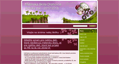 Desktop Screenshot of materskaskoladrahovce.webnode.sk