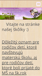 Mobile Screenshot of materskaskoladrahovce.webnode.sk
