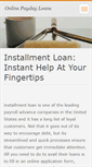 Mobile Screenshot of onlinepaydayloans.webnode.com