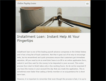 Tablet Screenshot of onlinepaydayloans.webnode.com