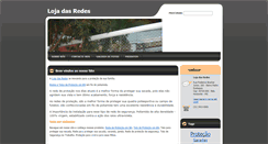 Desktop Screenshot of lojadasredes.webnode.com.br