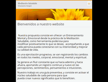 Tablet Screenshot of meditacionsaludable.webnode.com.ar