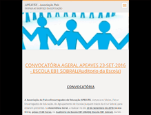 Tablet Screenshot of apeavessobral.webnode.pt