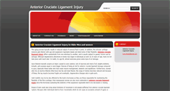 Desktop Screenshot of anteriorcruciateligament1.webnode.com