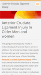 Mobile Screenshot of anteriorcruciateligament1.webnode.com