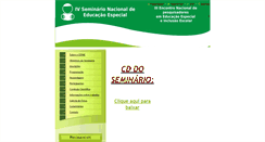 Desktop Screenshot of 4seminariocepae.webnode.com.br