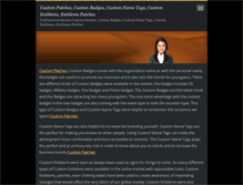 Tablet Screenshot of emblemspatche.webnode.com