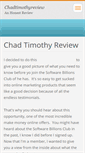 Mobile Screenshot of chadtimothyreview.webnode.com