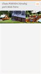 Mobile Screenshot of chatapohoda.webnode.sk