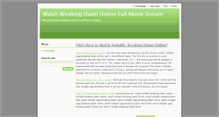 Desktop Screenshot of breakingdawnwatchonline.webnode.com