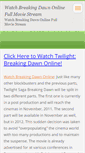 Mobile Screenshot of breakingdawnwatchonline.webnode.com