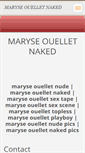 Mobile Screenshot of maryseouelletnaked.webnode.com