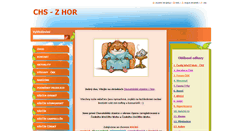 Desktop Screenshot of chs-zhor.webnode.cz