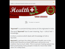 Tablet Screenshot of healthplus.webnode.com