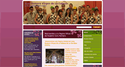 Desktop Screenshot of cororomerovirgendelacabeza.webnode.es