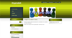 Desktop Screenshot of hryprodeti.webnode.cz