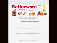 Tablet Screenshot of betterware-mlm.webnode.com