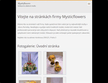 Tablet Screenshot of mysticflowers.webnode.cz