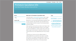 Desktop Screenshot of prematureejaculation101.webnode.com