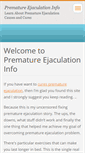 Mobile Screenshot of prematureejaculation101.webnode.com